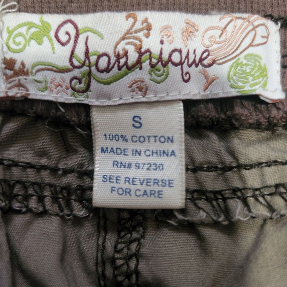 YOUNIQUE Cargo Shorts, Size Small, 100% Cotton, Light Brown - Picture 3 of 4